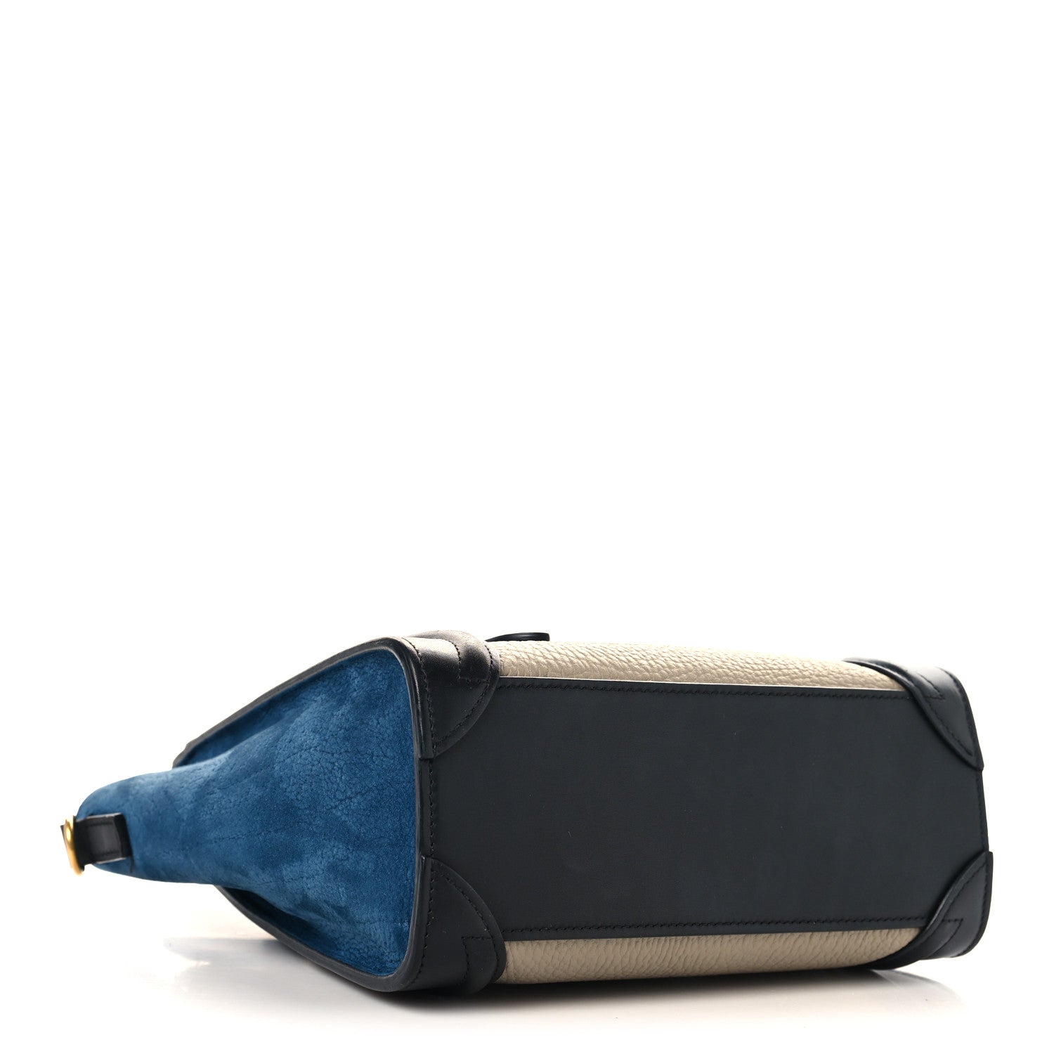 Celine Bullhide Calfskin Nubuck Nano Tri-Color Luggage Light Taupe 4 of 9