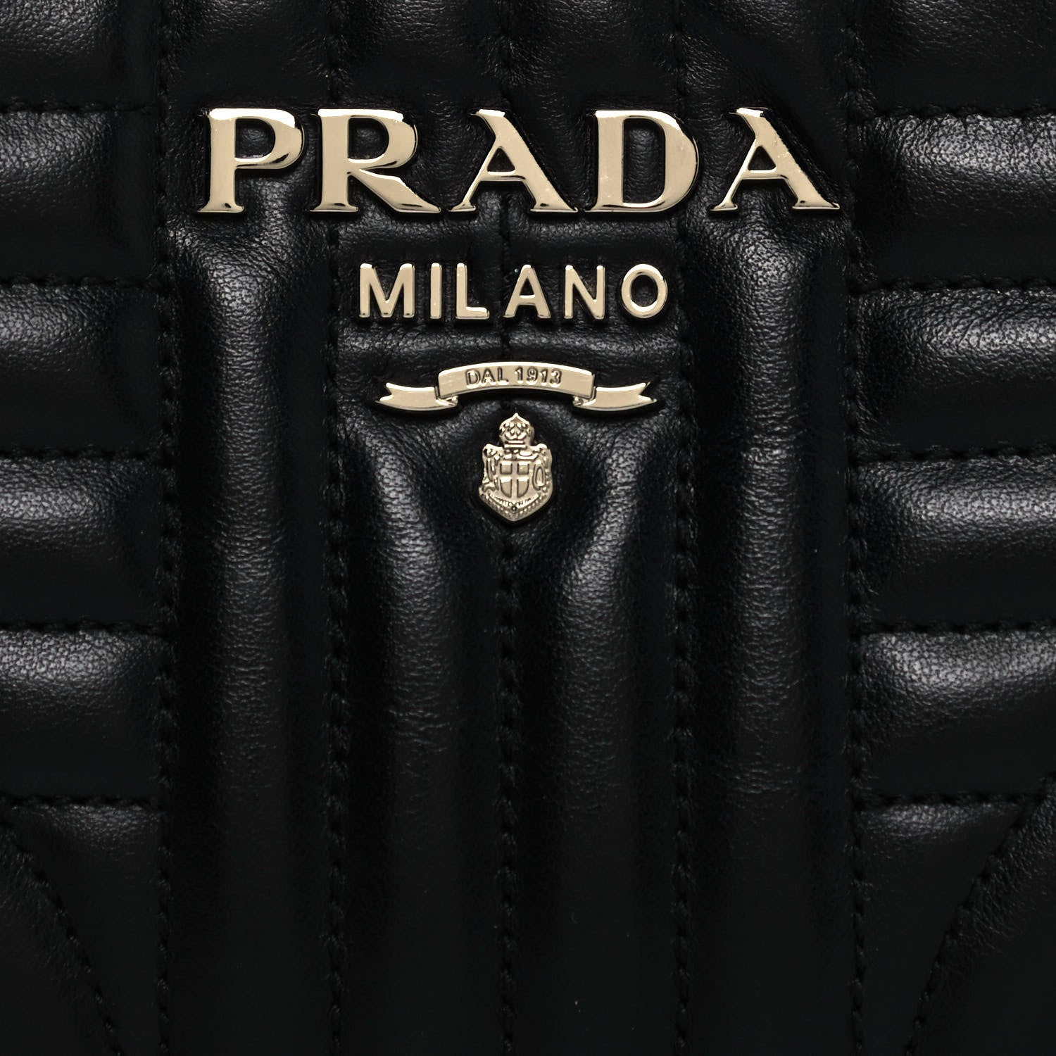 Prada Soft Calfskin Diagramme Camera Bag Black 8 of 10