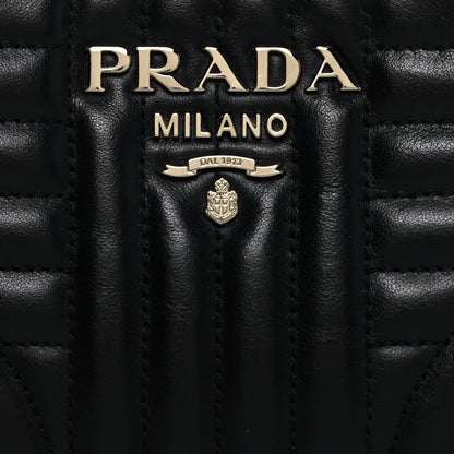 Prada Soft Calfskin Diagramme Camera Bag Black 8 of 10