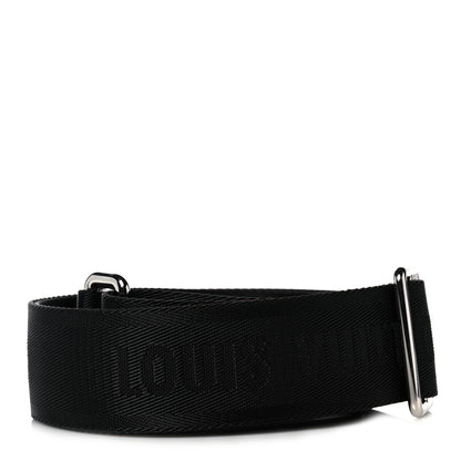 Louis Vuitton Canvas Adjustable Shoulder Strap Black 2 of 3