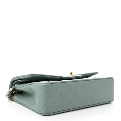 Chanel Caviar Quilted Medium Double Flap Dark Green 4 of 11