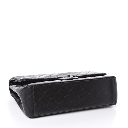 Chanel Lambskin Quilted Maxi Double Flap Black 4 of 15