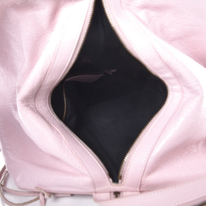 Balenciaga Agneau Classic Hardware Zip Traveler Backpack Rose Poudre Rose Petunia 6 of 16