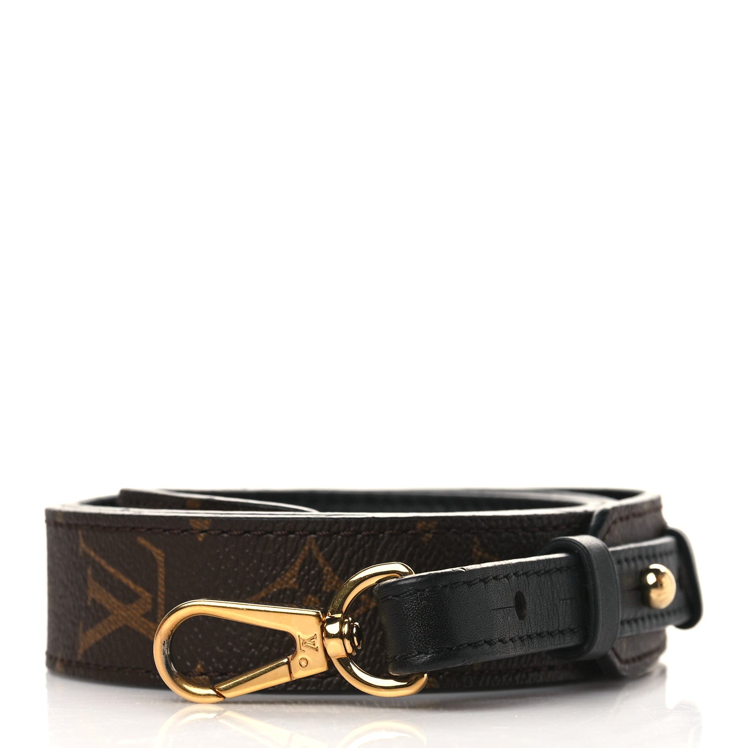 Louis Vuitton Monogram Bandouliere Shoulder Strap XL Black 1 of 5
