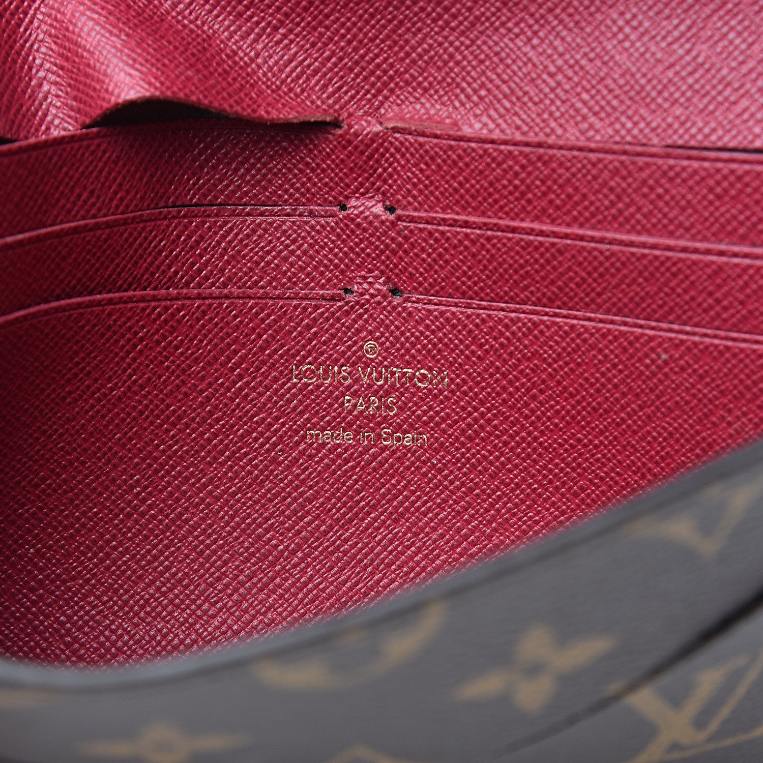Louis Vuitton Monogram Jeanne Wallet Fuchsia 6 of 9