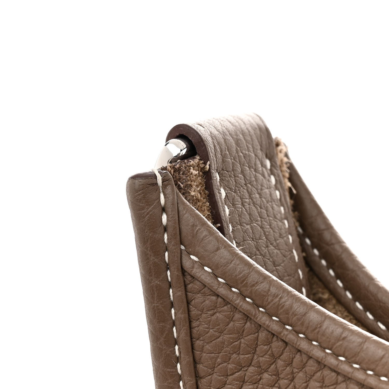 Hermes Taurillon Clemence Evelyne III PM Etoupe 12 of 13