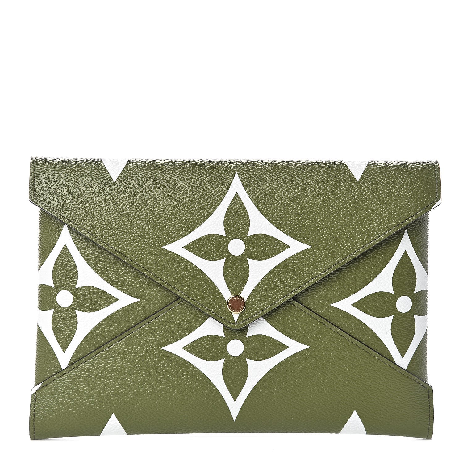 Louis Vuitton Monogram Giant Large Kirigami Pochette Kaki 1 of 6