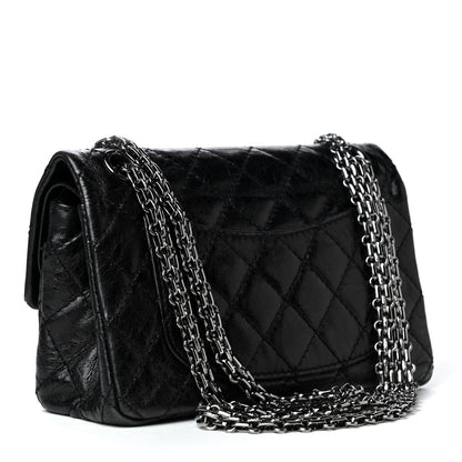 Chanel Aged Calfskin Quilted 2.55 Reissue 224 Flap Black 2 of 5