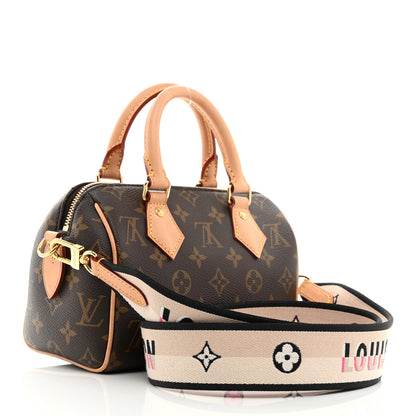 Louis Vuitton Monogram Speedy Bandouliere 20 Black 3 of 9