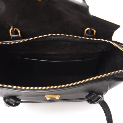 Celine Grained Calfskin Micro Belt Bag Black 5 of 9