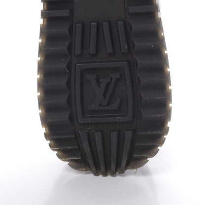 Louis Vuitton Technical Fabric Calfskin Run Away Sneakers 38 Black 8 of 9