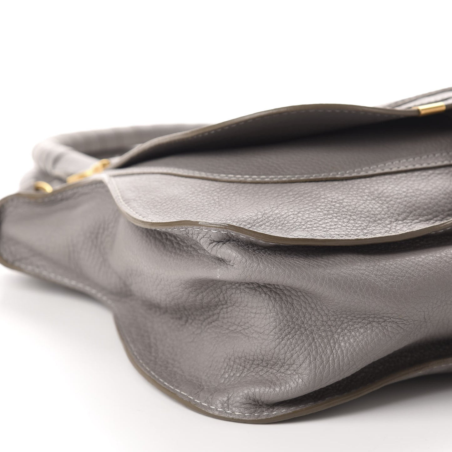 Calfskin Medium Marcie Satchel Cashmere Grey