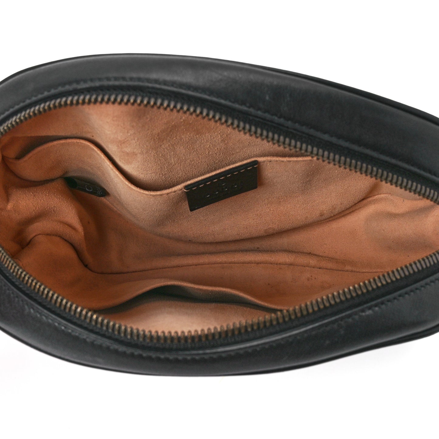 Calfskin Matelasse GG Marmont Belt Bag 85 34 Black