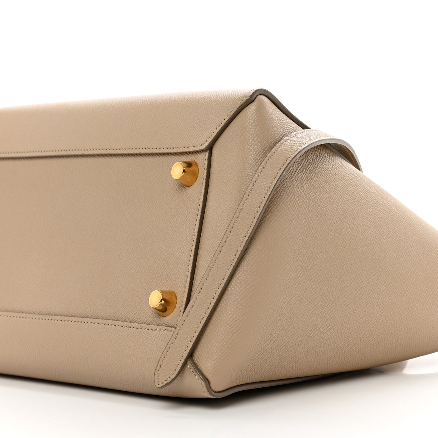Grained Calfskin Mini Belt Bag Light Taupe