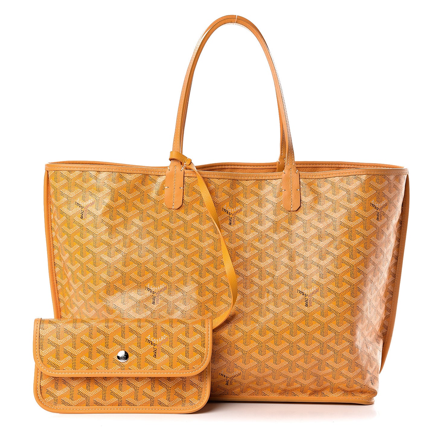 Goyardine Reversible Anjou PM Yellow