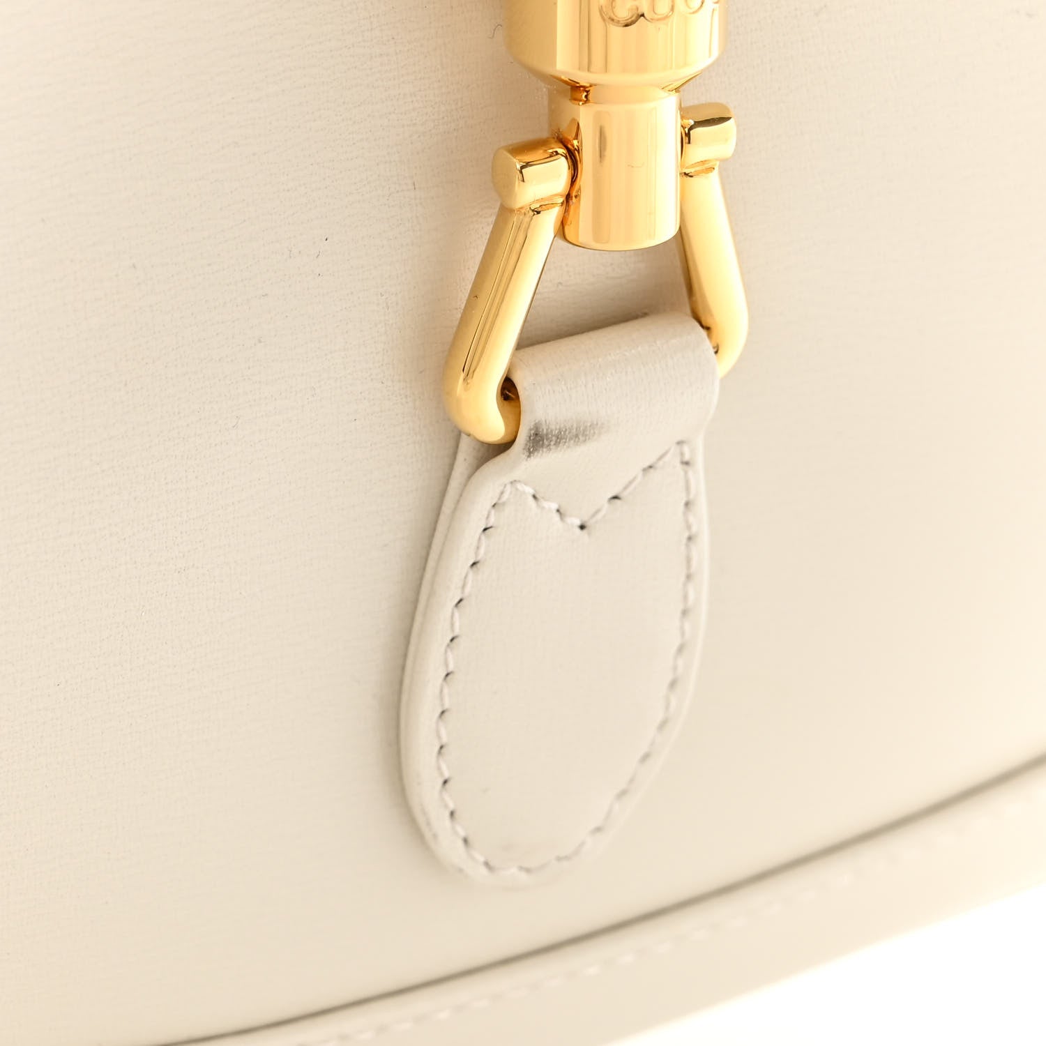 Gucci Boarded Dyana Lux Calfskin Small Jackie 1961 Hobo Mystic White 11 of 11