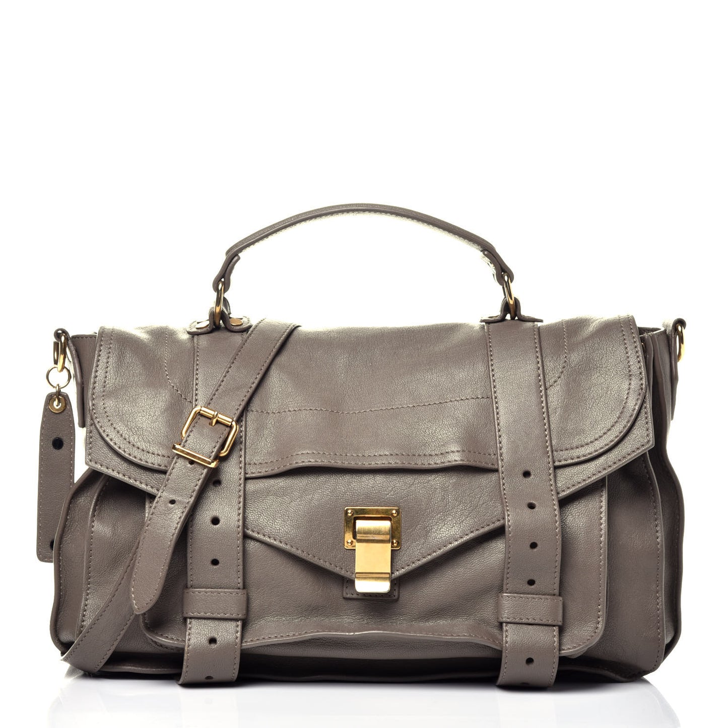 Lambskin Medium PS1 Satchel Smoke
