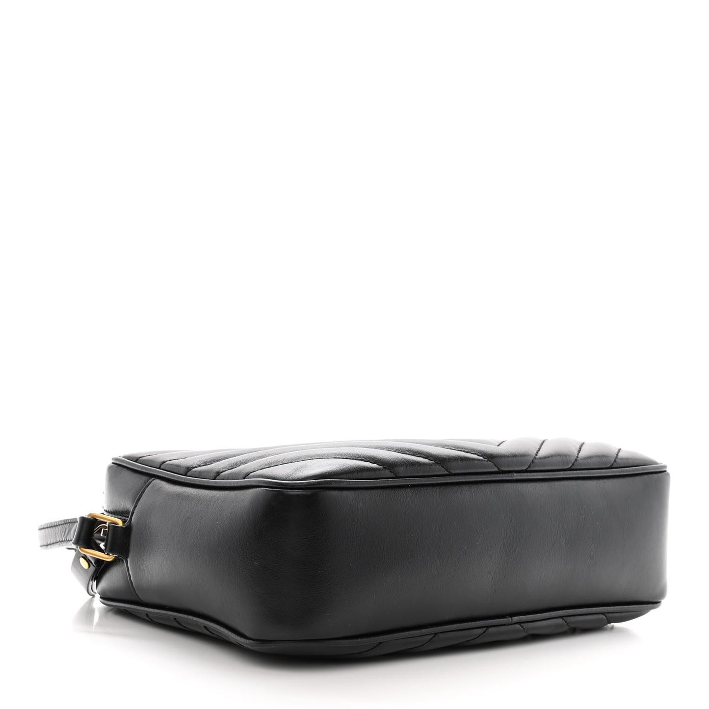 Calfskin Matelasse Monogram Lou Camera Bag Black