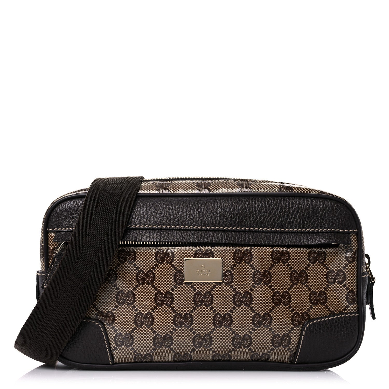 Gucci Crystal Monogram Belt Bag Brown 1 of 10