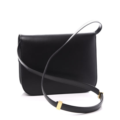 Celine Box Calfskin Medium Classic Box Flap Bag Black 2 of 10