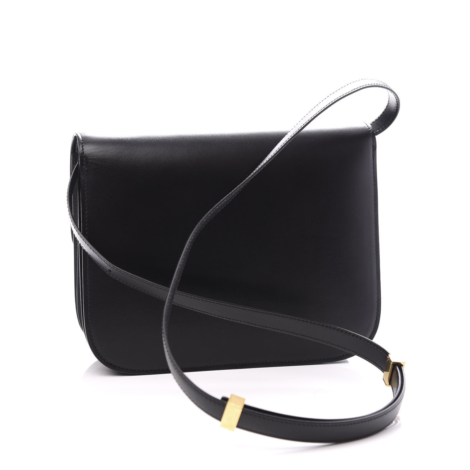 Celine Box Calfskin Medium Classic Box Flap Bag Black 2 of 10