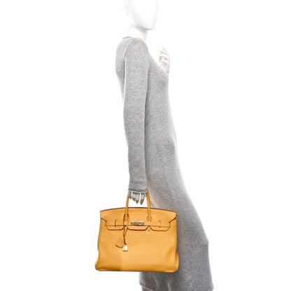 Hermes Togo BIRKIN 35 Soleil 2 of 19