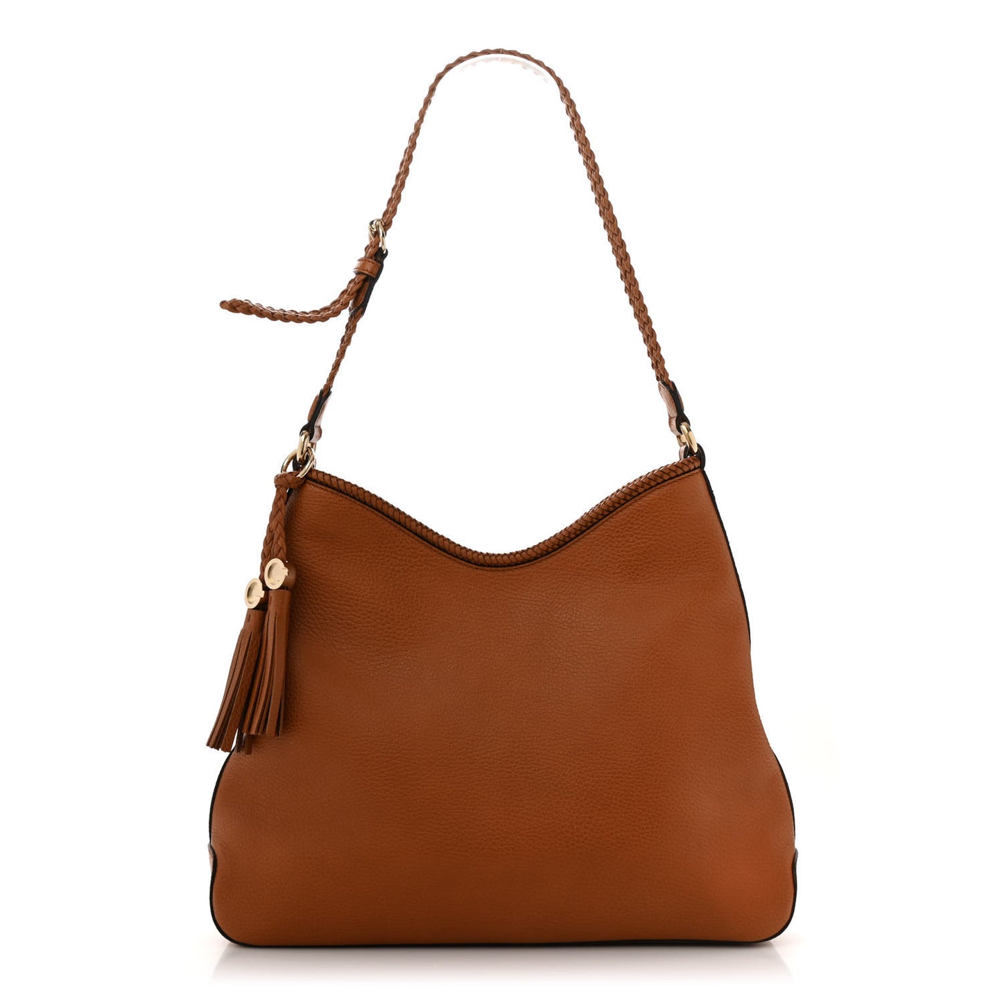 Pebbled Calfskin Medium Marrakech Hobo Brown