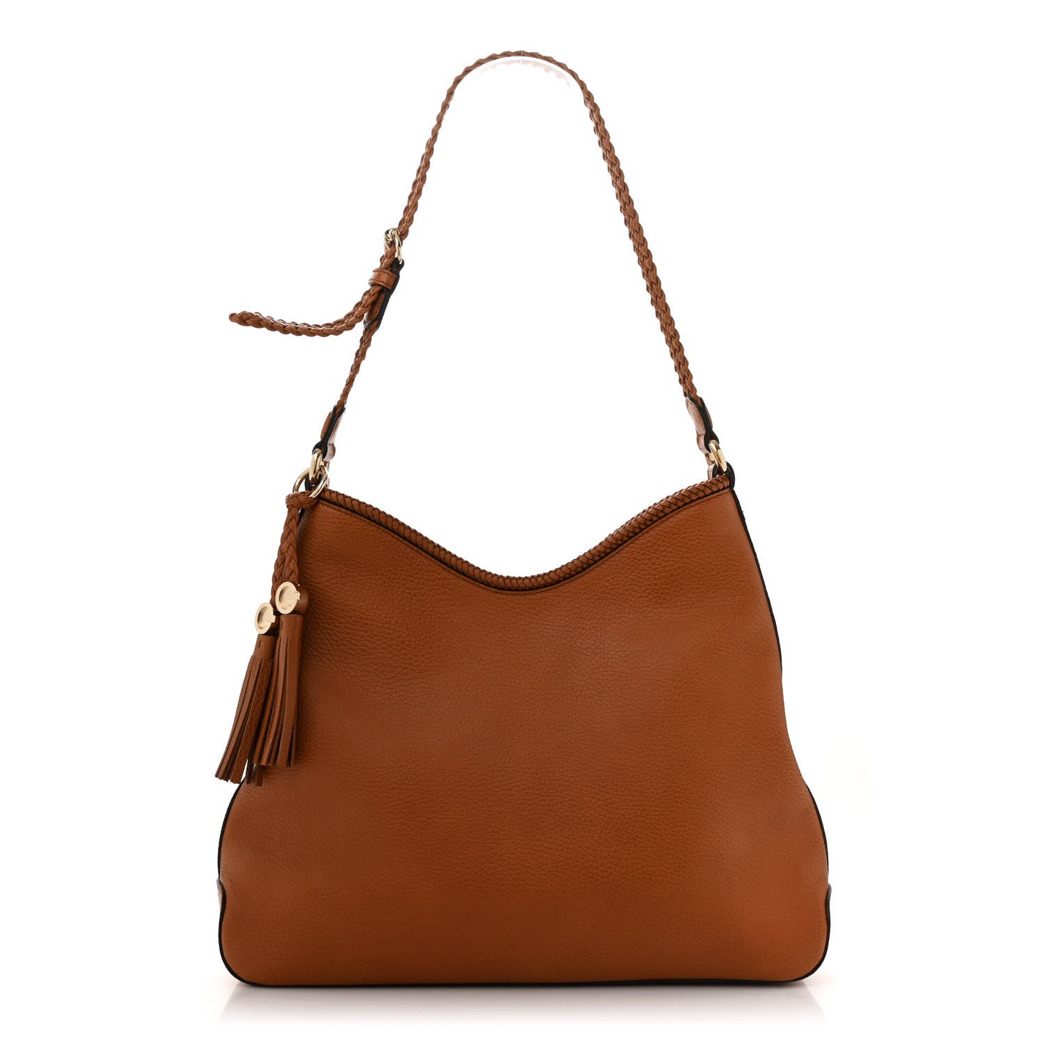 Gucci Pebbled Calfskin Medium Marrakech Hobo Brown 1 of 13