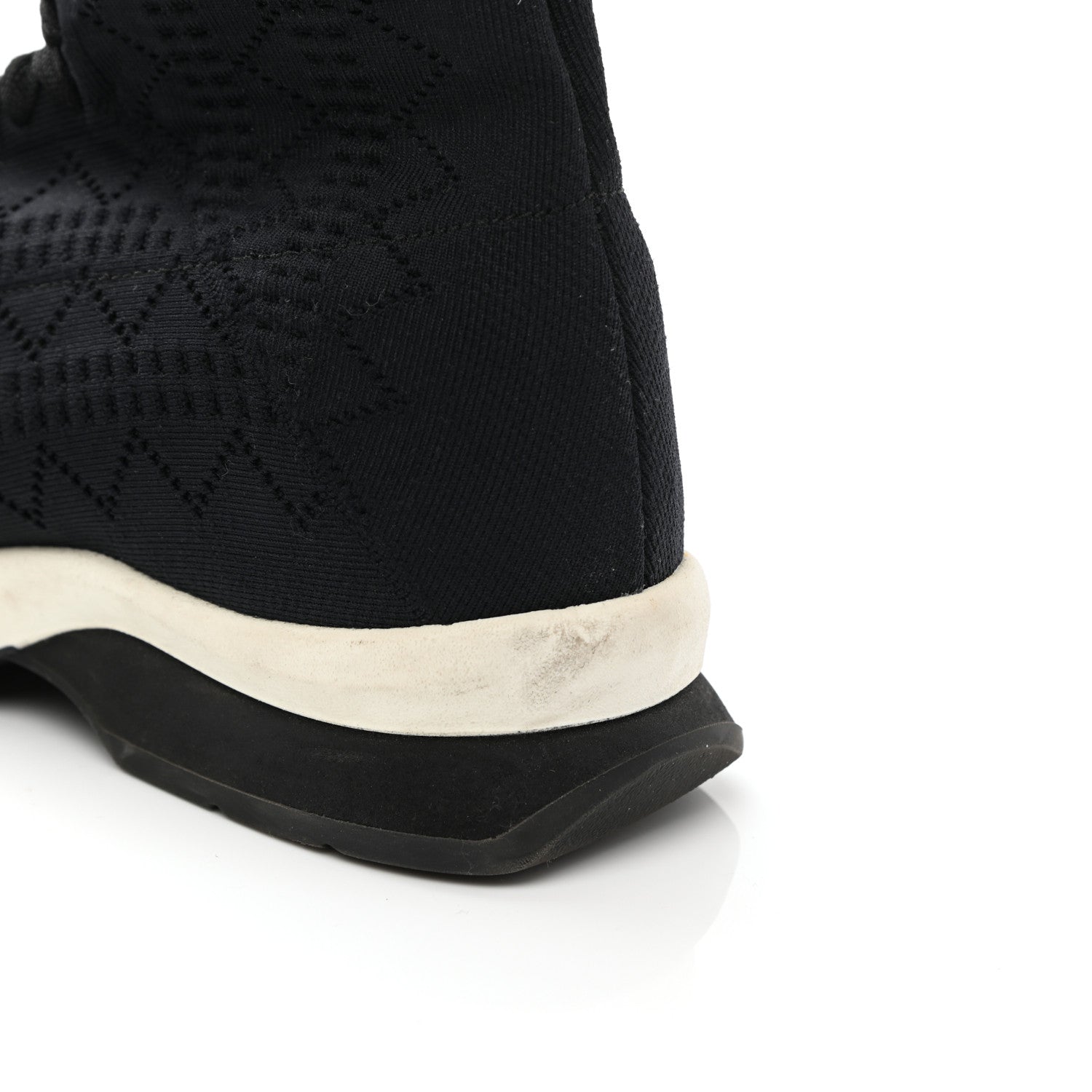 Fendi Stretch Knit Womens Sock Sneakers 35 Black 10 of 13