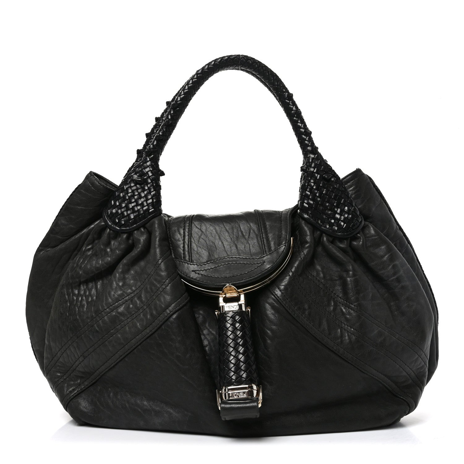 Fendi Nappa Nuvolata Spy Black 1 of 11