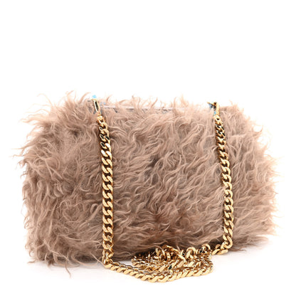 Burberry Mohair TB Lola Bag Camel 3 of 10