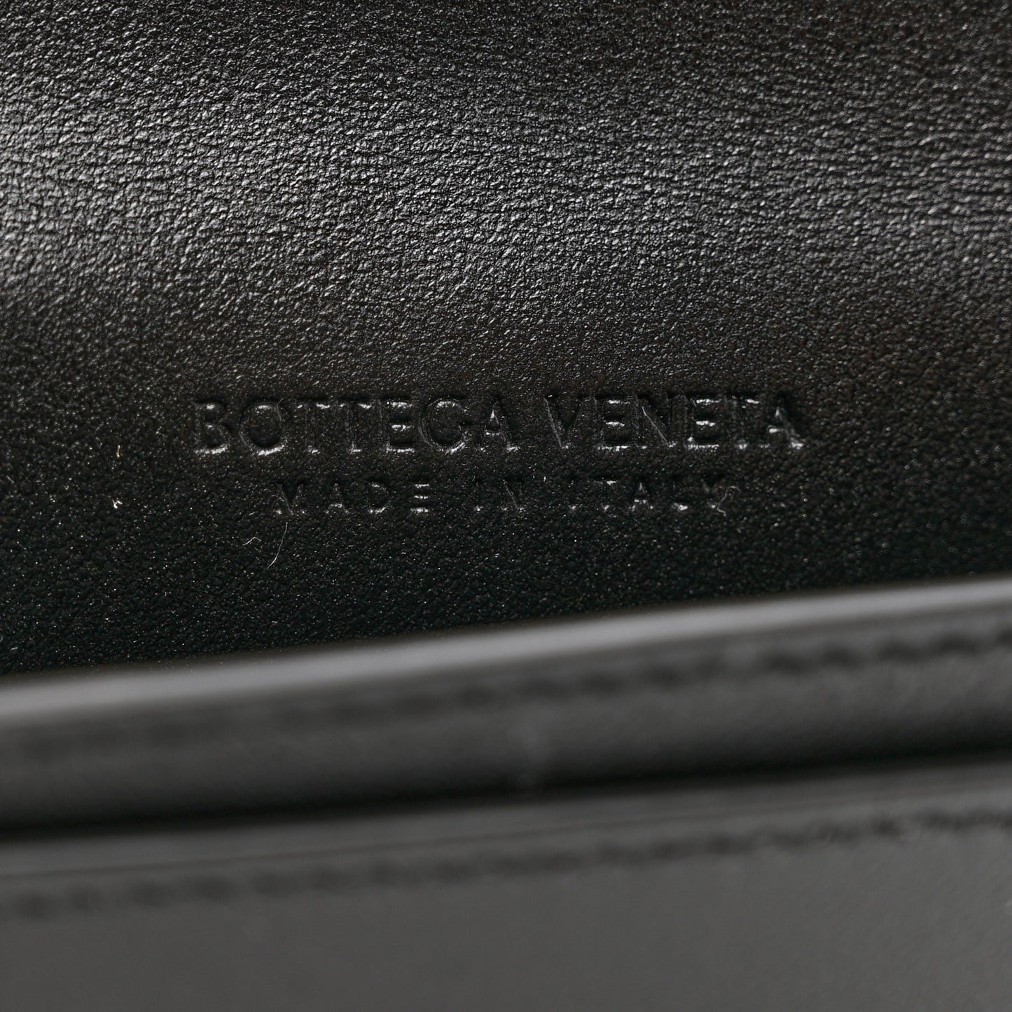 Nappa Intrecciato Card Holder Black