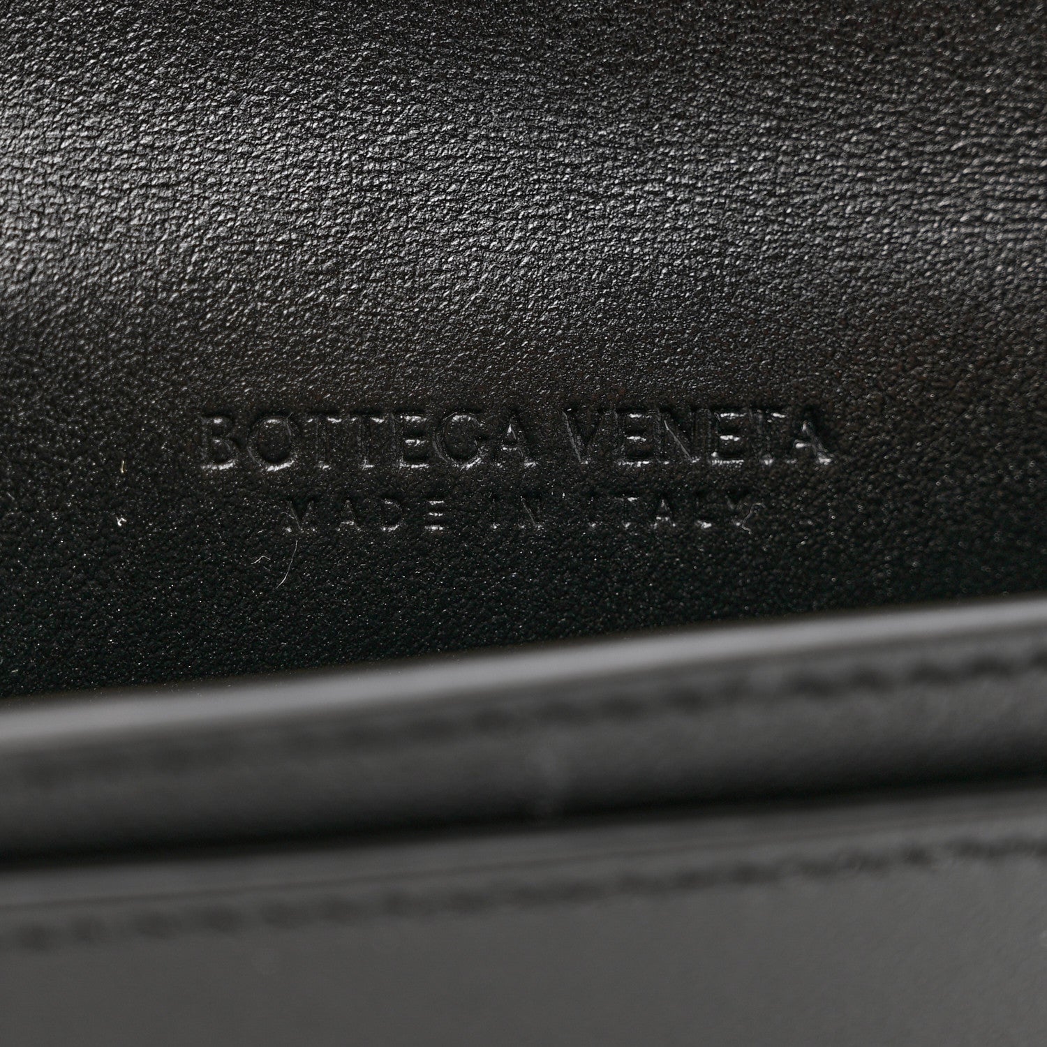 Bottega Veneta Nappa Intrecciato Card Holder Black 6 of 7