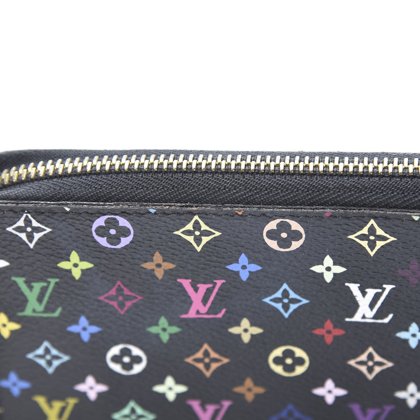Monogram Multicolor Zippy Wallet Black Grenade
