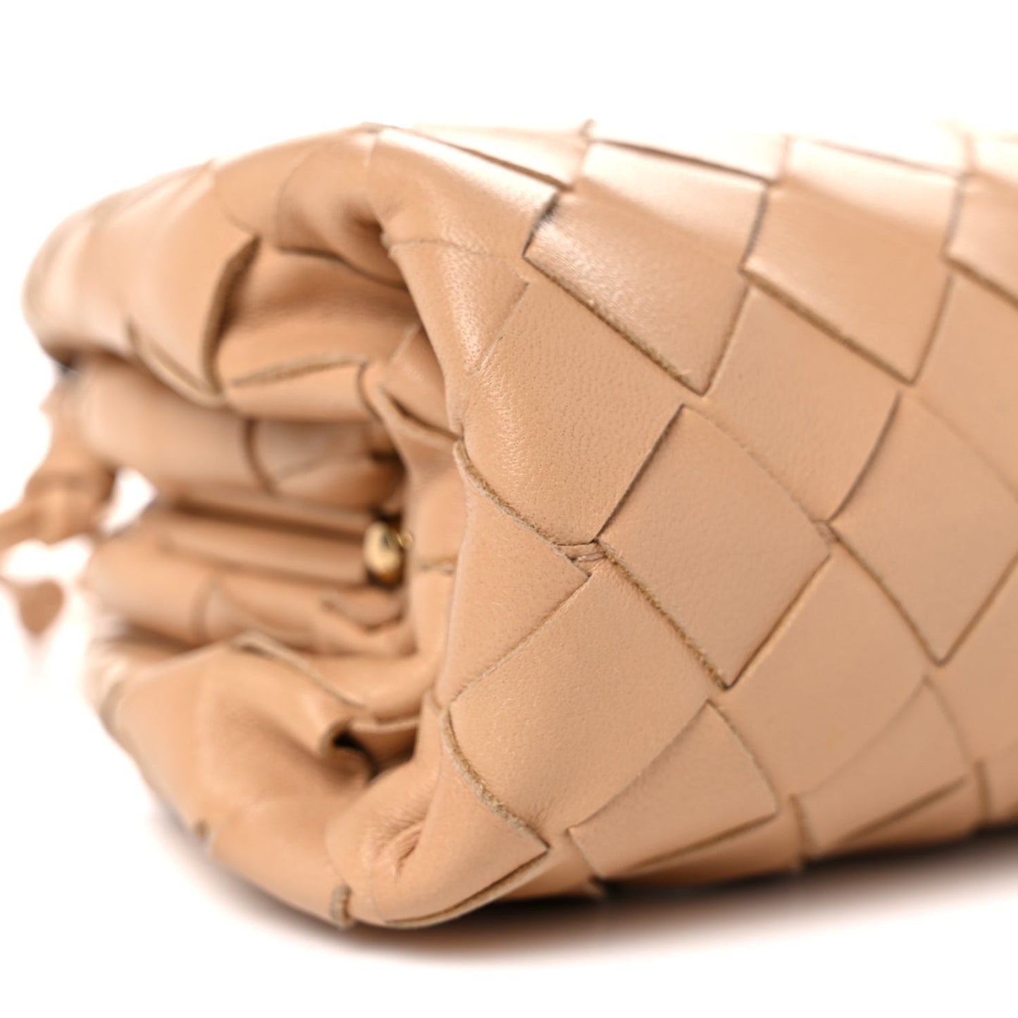 Nappa Intrecciato The Mini Pouch Almond