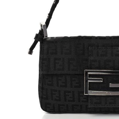 Fendi Zucchino Mini Baguette Black 7 of 14
