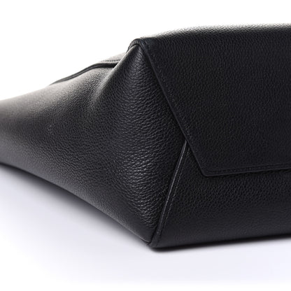 Celine Soft Grained Calfskin Small Sangle Bucket Bag Black 5 of 11