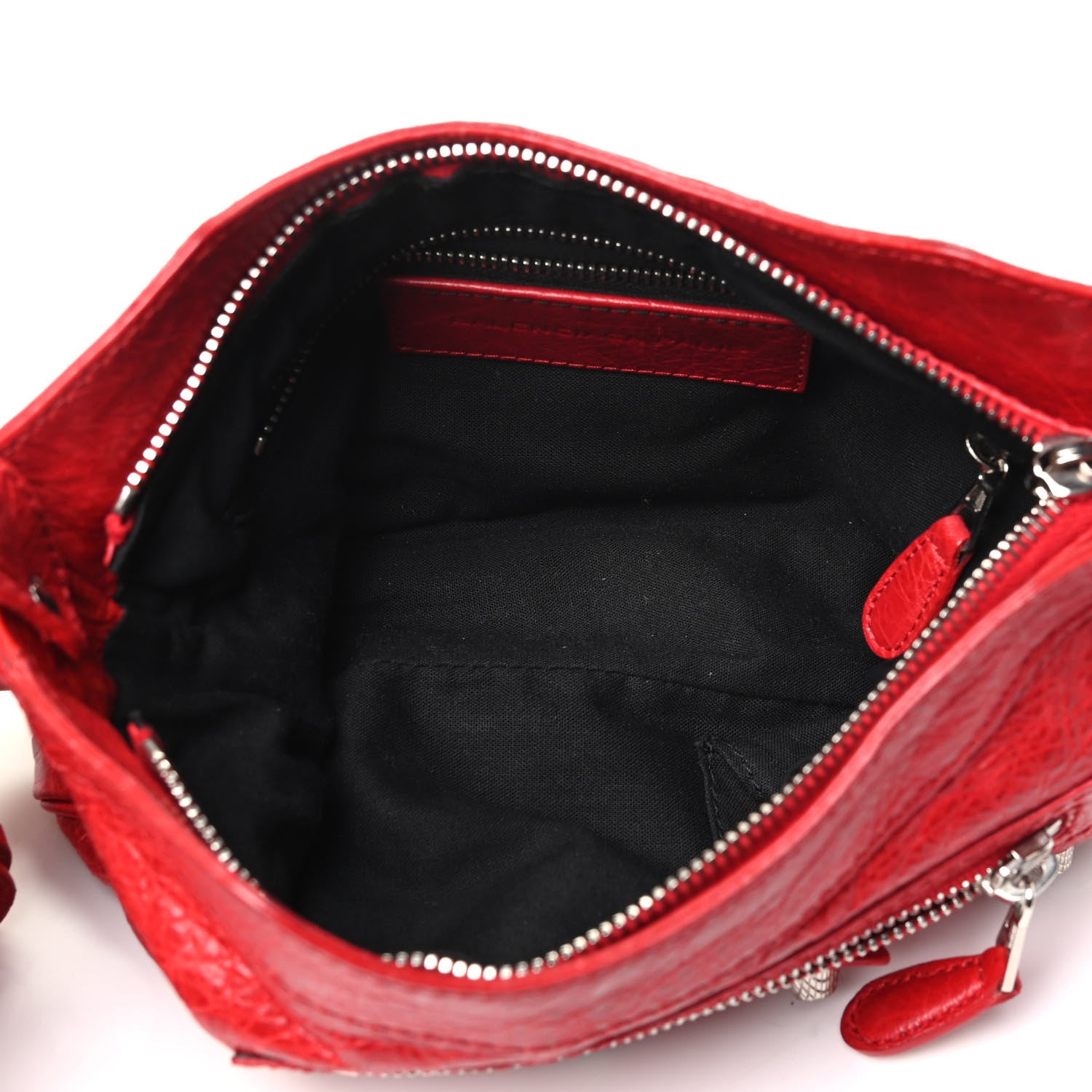Balenciaga Agneau Giant 12 Silver Hardware Hip Rouge Coquelicot 5 of 9