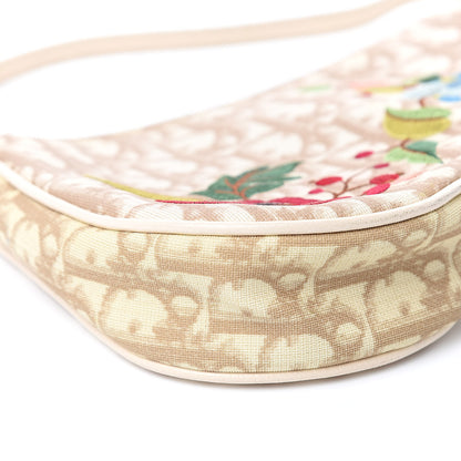 Christian Dior Monogram Vintage Flowers Mini Saddle Bag Beige 8 of 14