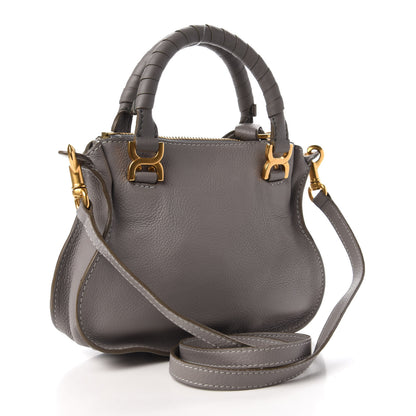 Chloe Calfskin Baby Marcie Satchel Cashmere Grey 3 of 9