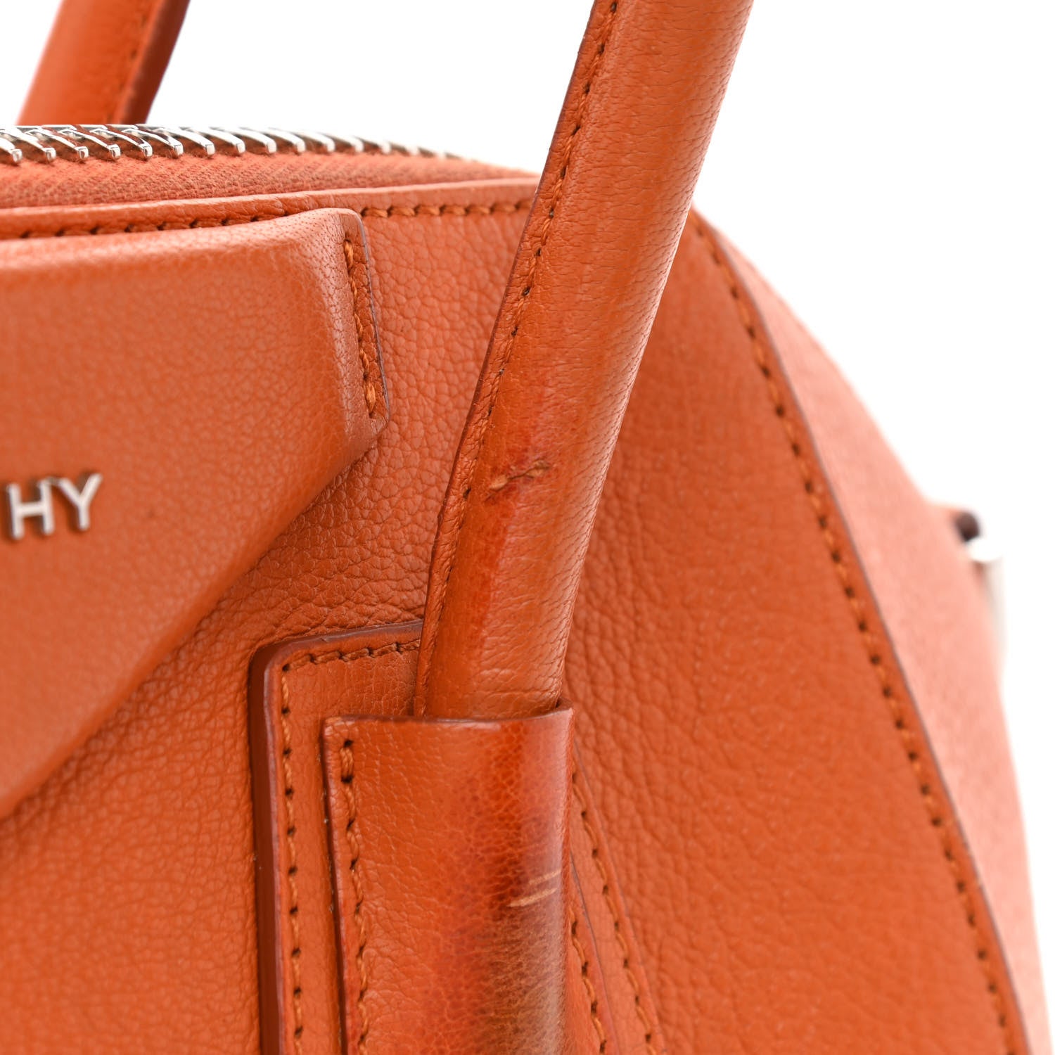 Givenchy Sugar Goatskin Small Antigona Orange 18 of 19