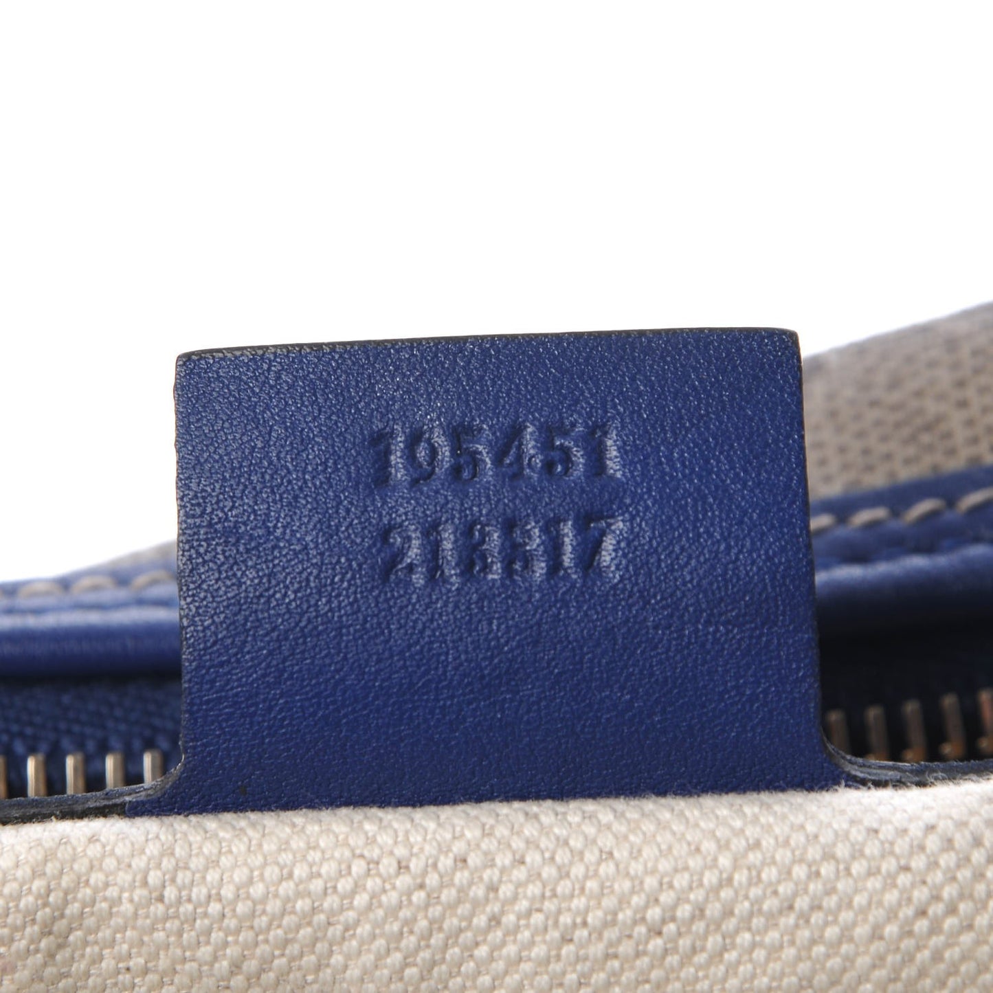 GG Plus Monogram Medium Boston USA Flag Unicef Duffle Blue