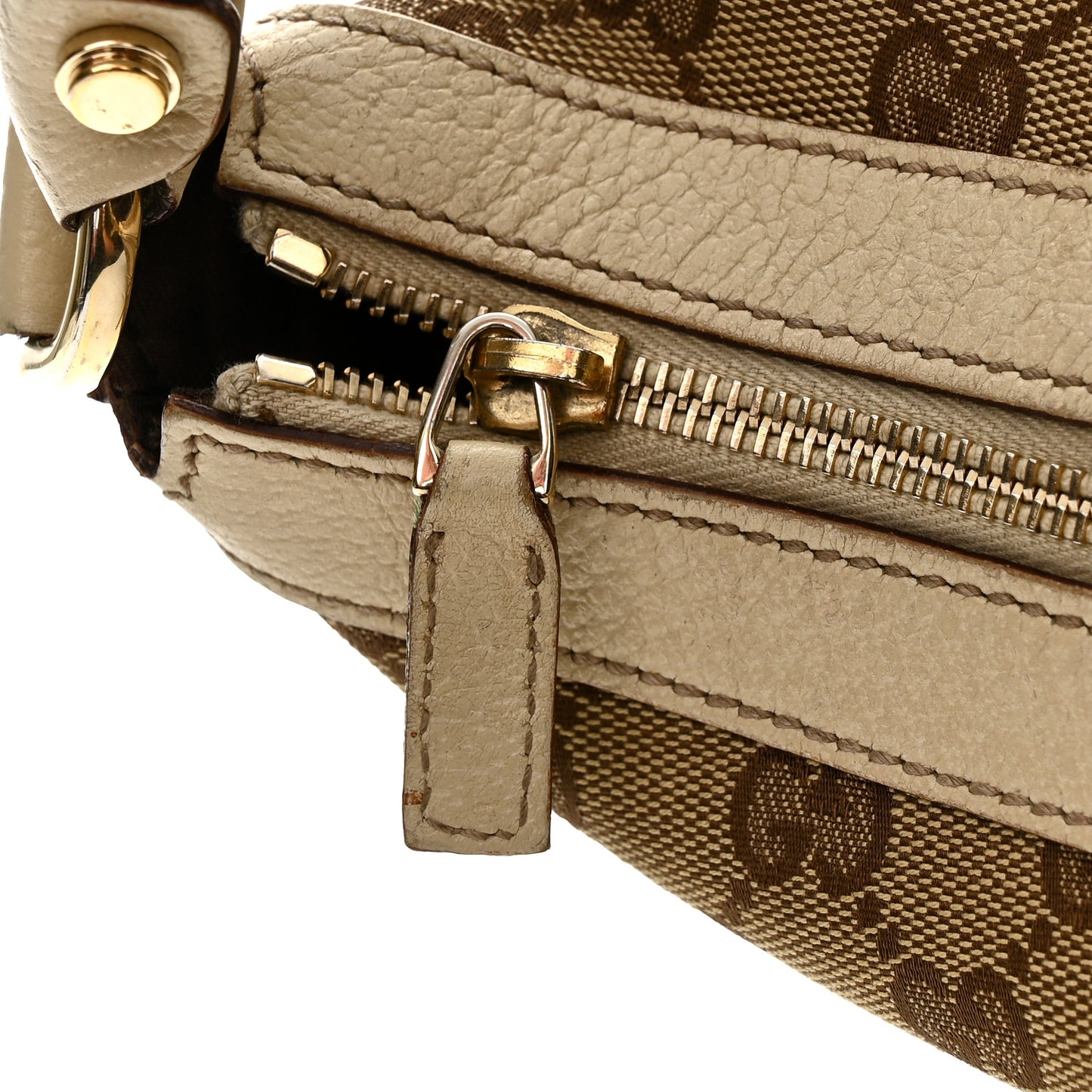 Monogram Pocket Hobo Off White