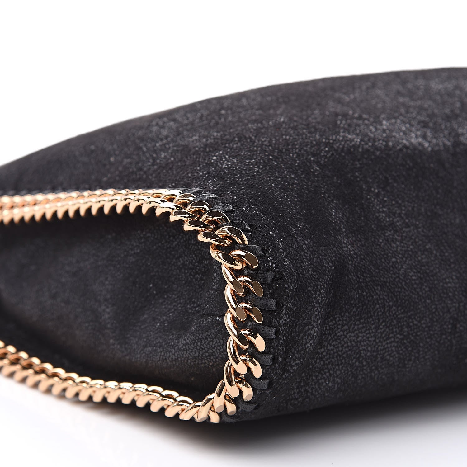 Stella McCartney Shaggy Deer Falabella Fold Over Tote Black 8 of 9