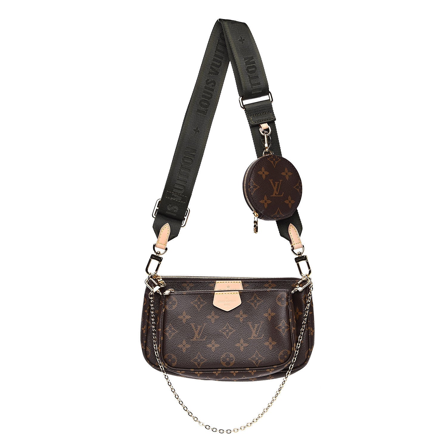 Louis Vuitton Monogram Multi Pochette Accessories Kaki 1 of 10