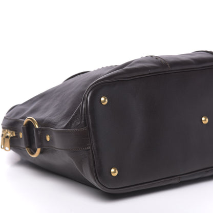 Saint Laurent Calfskin Oversized Muse Brown 9 of 10