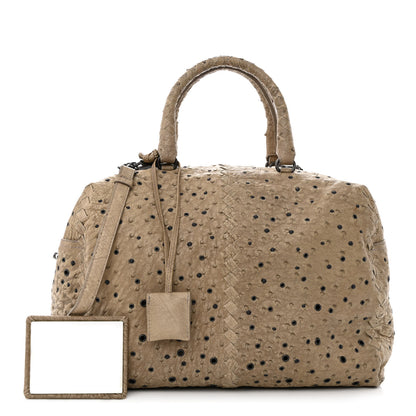 Bottega Veneta Ostrich Grommet Montaigne Beige 1 of 18