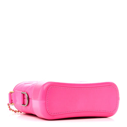 Chanel Goatskin Quilted Small Gabrielle Hobo Pink 4 of 10
