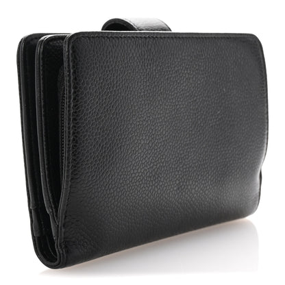 Chanel Caviar Timeless CC French Wallet Black 3 of 8