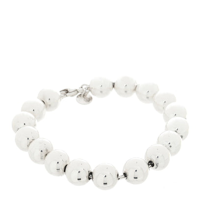 Tiffany Sterling Silver 10mm HardWear Ball Bracelet 1 of 5